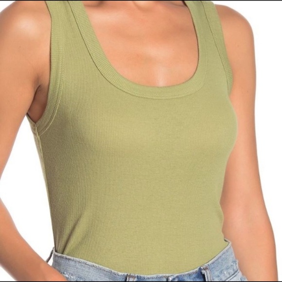 Ladies Sleeveless Ribbed Muscle Vest Womens Scoop Neck Casual Wear Plain Top